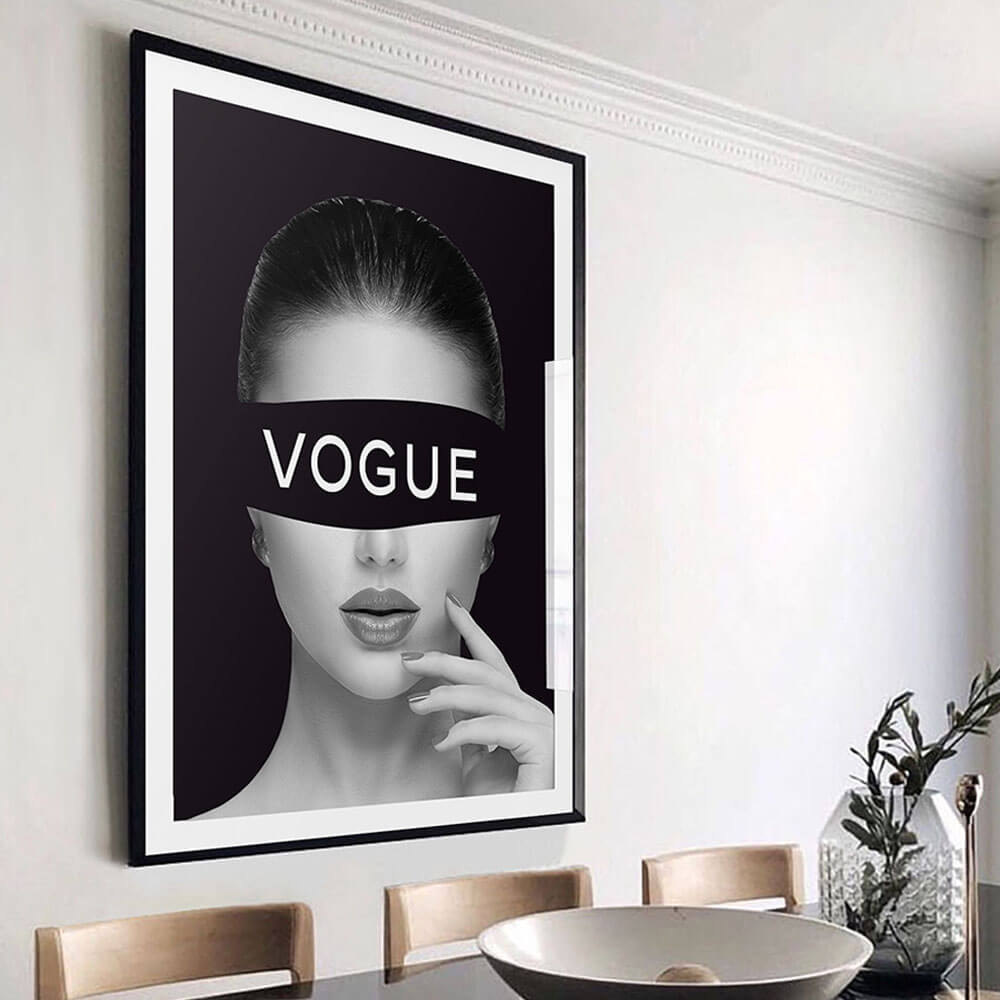 Couture Collection: Vogue Model Art Print