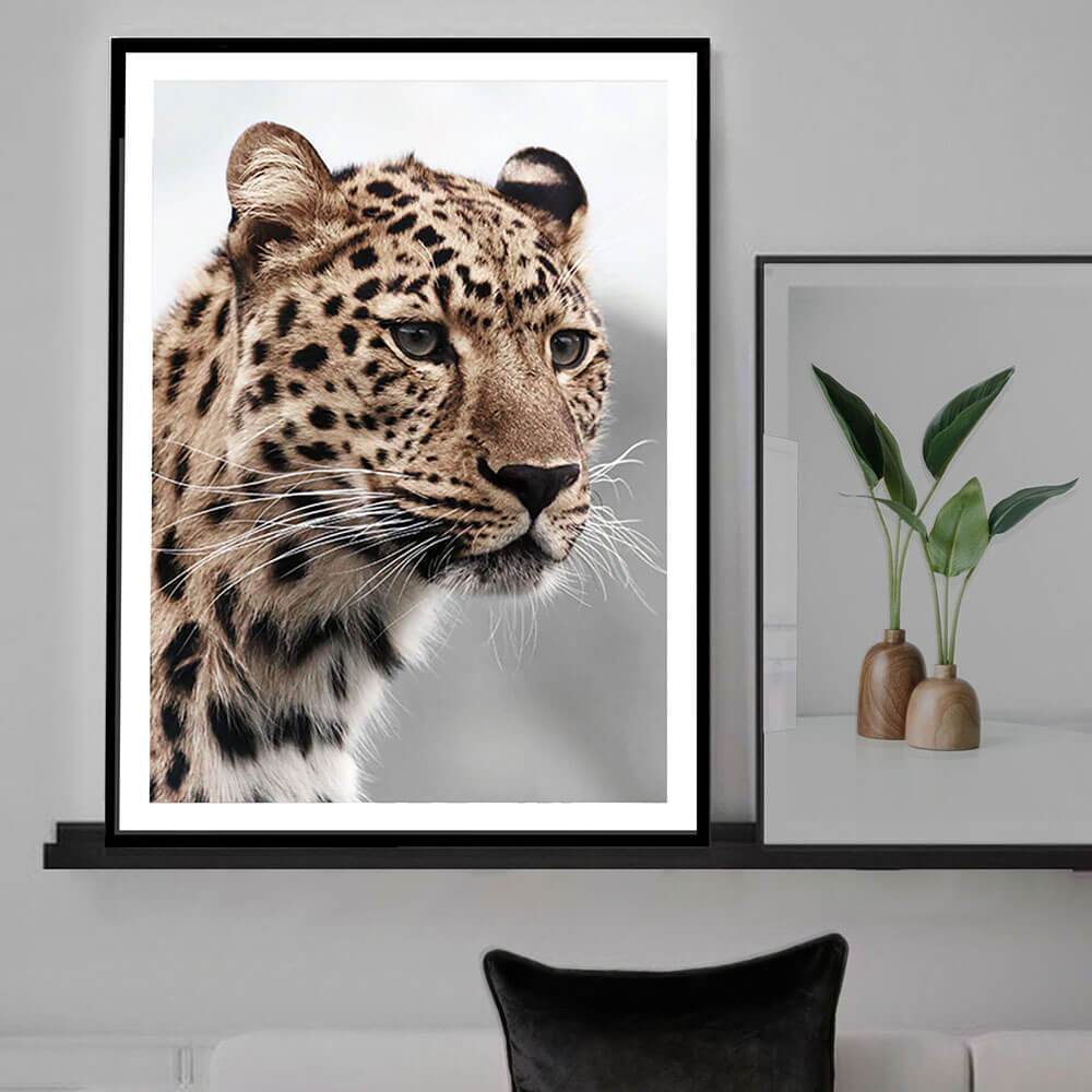 LED Backlit Leopard Framed Art Light (D)
