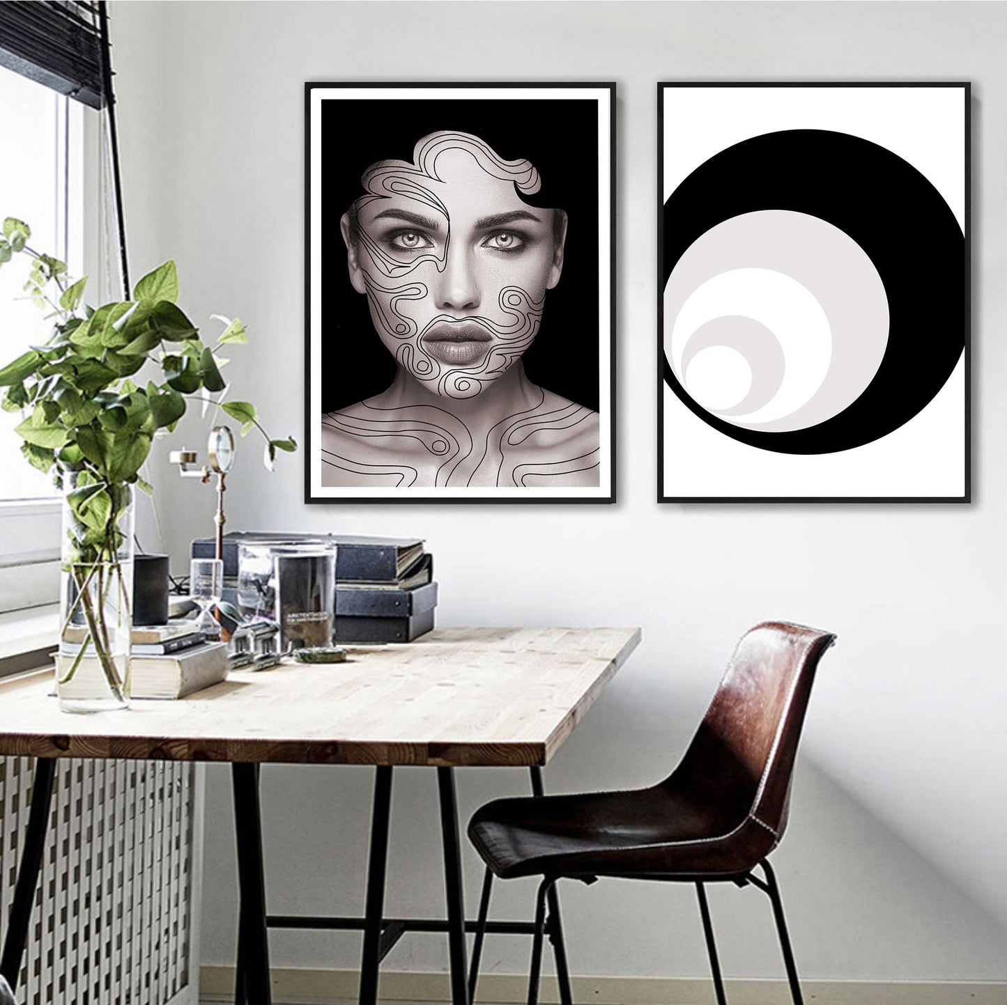 Concentric Circles Art Print - Jasmine and Jade Interiors