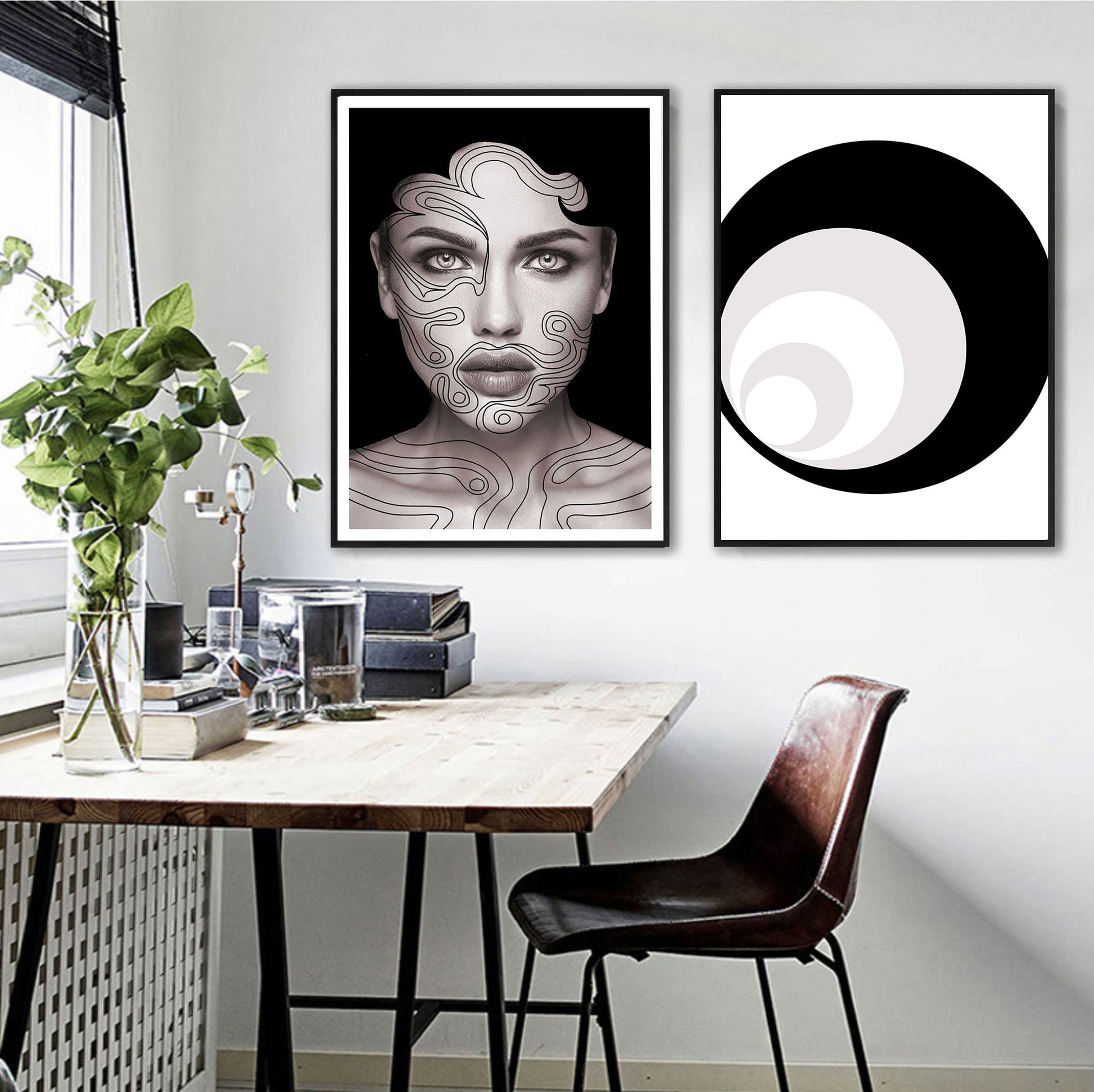 Concentric Circles Art Print - Jasmine and Jade Interiors