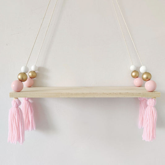 Nursery Beaded Wall Shelves