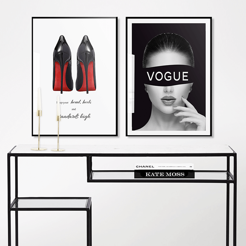 Couture Collection: Vogue Model Art Print