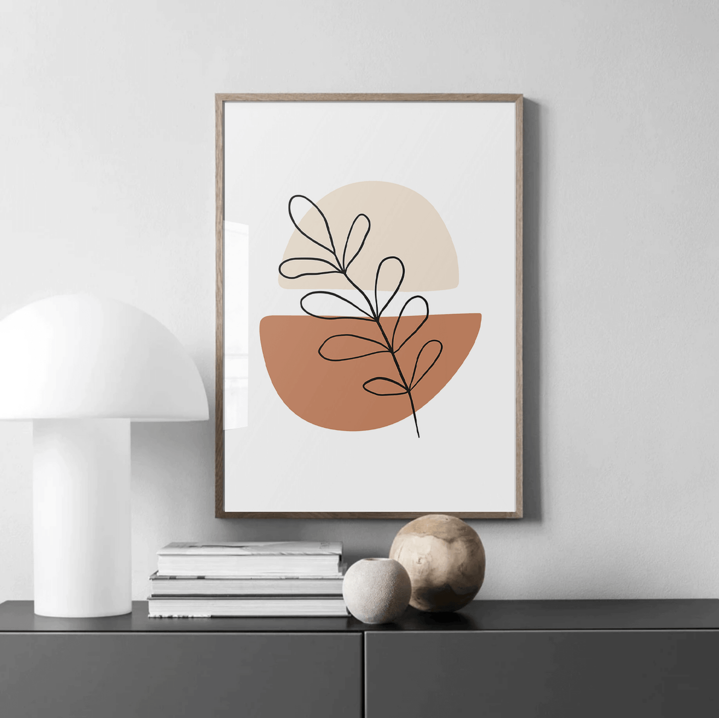 Boho Leaf Art Print