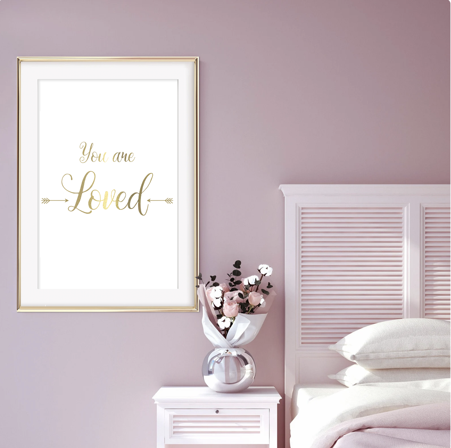 You are Loved Art Print - Jasmine and Jade Interiors