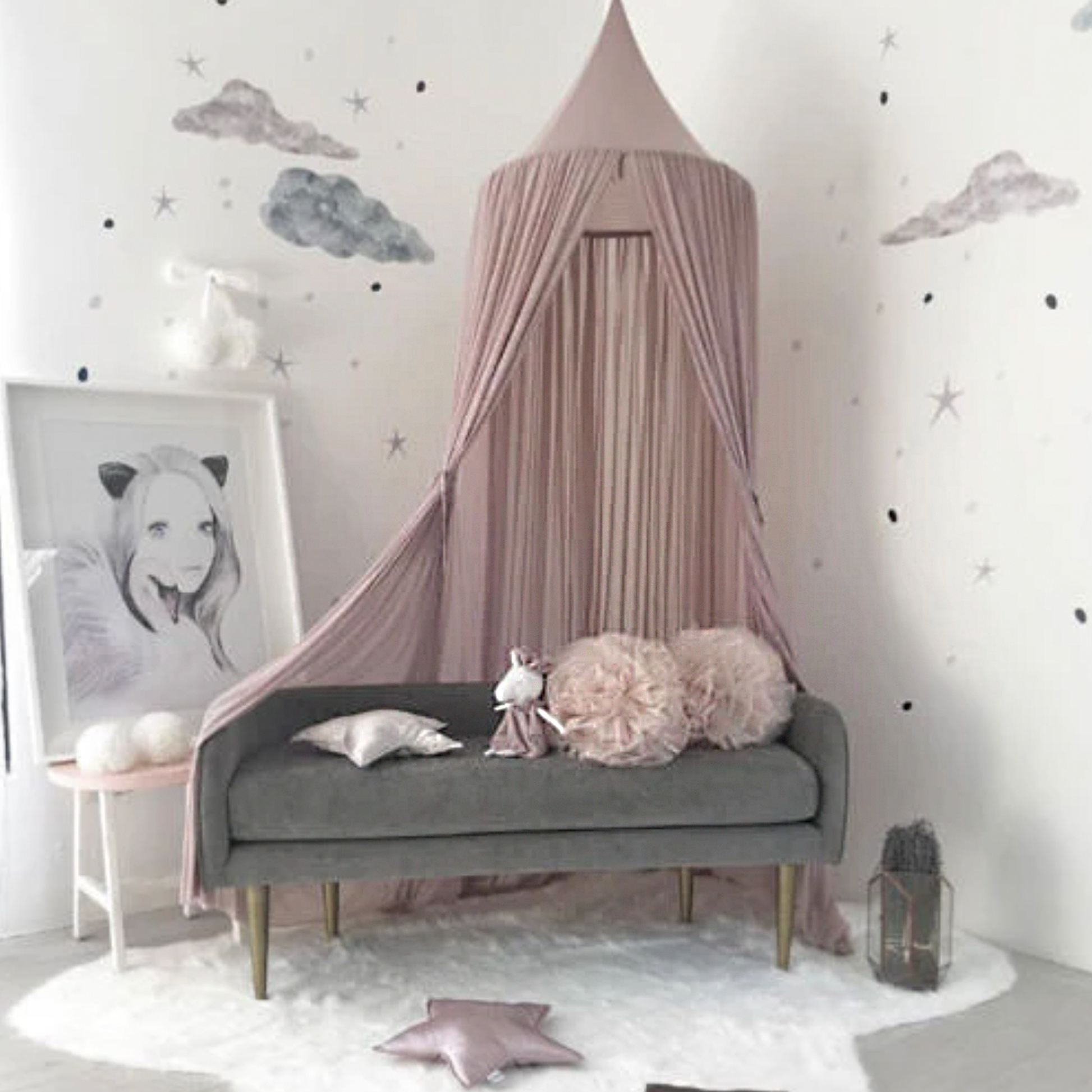 Dream Play Tent Bed Canopy  - 5 Colours - Jasmine and Jade Interiors