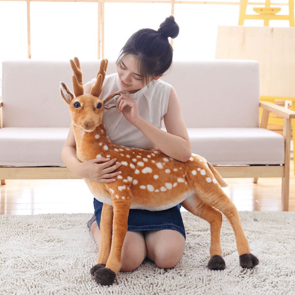 Realistic Plush Toy Reindeer