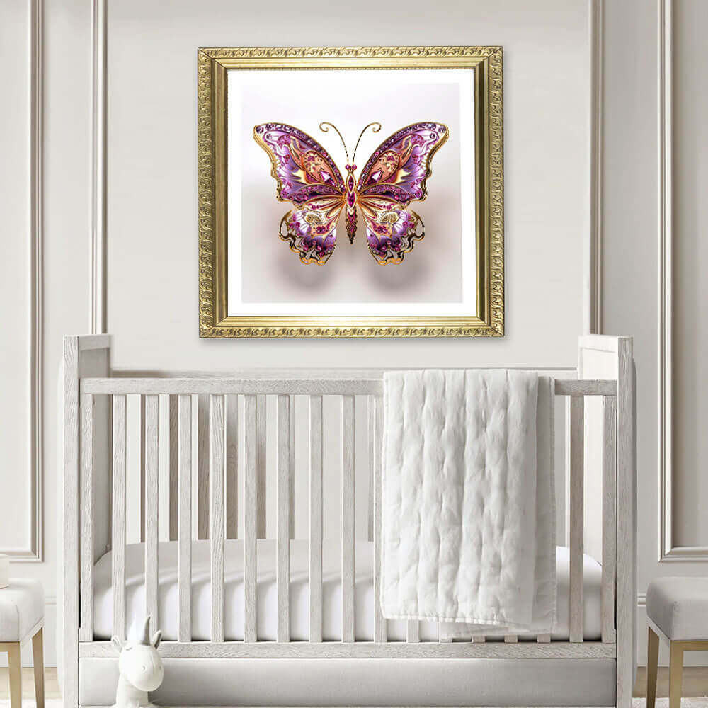 Crystal Butterfly Art Print