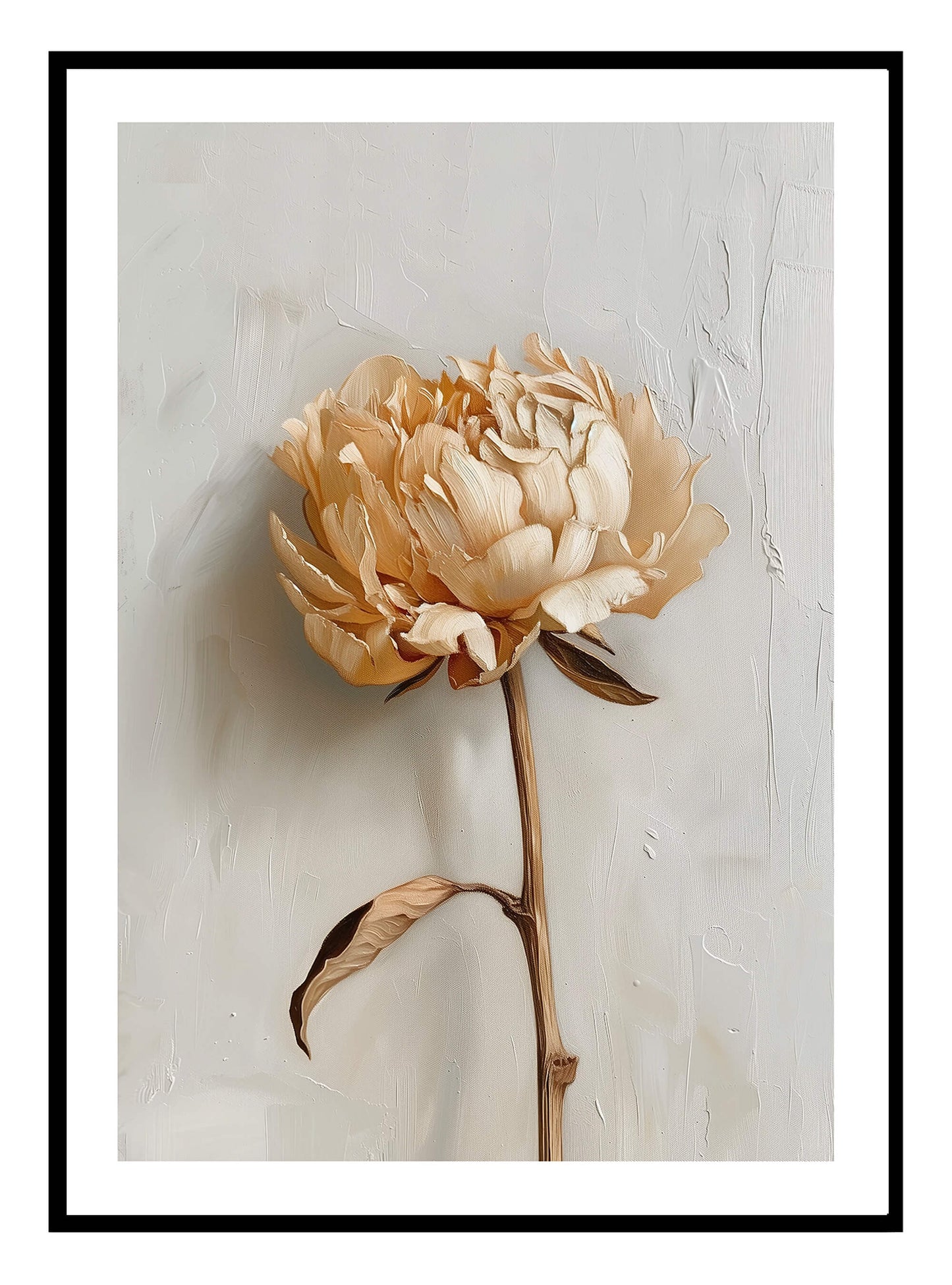 Rose in Oil Art Print