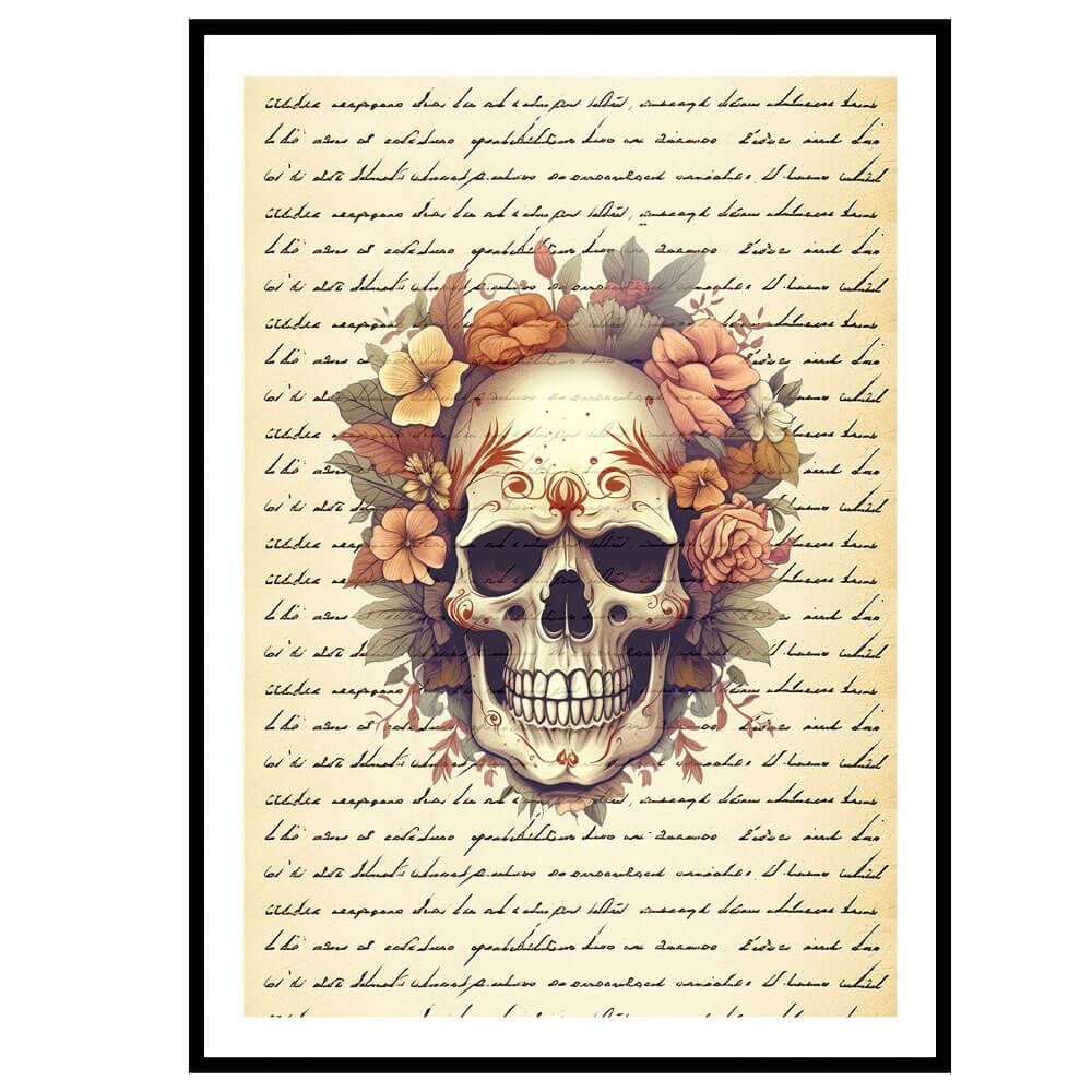 Halloween Skull Art Print