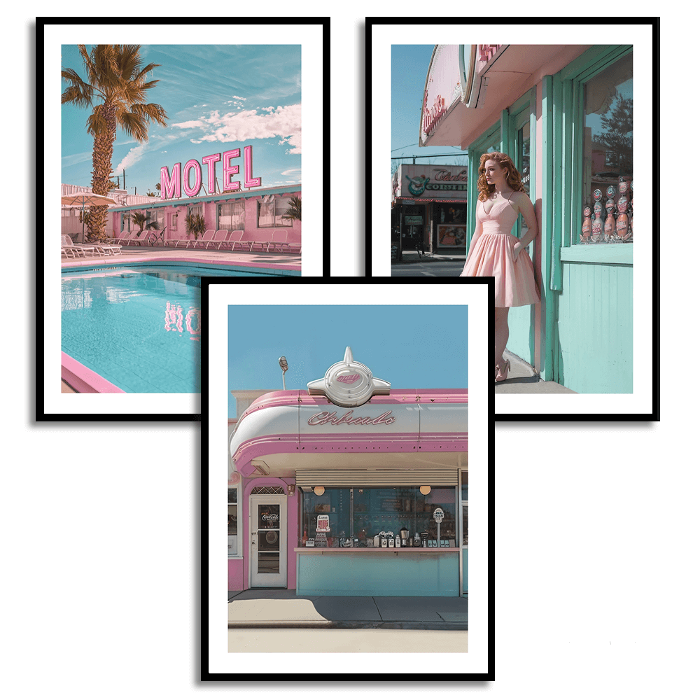 Retro Store Art Print