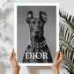 Dior Doberman Dog Art Print