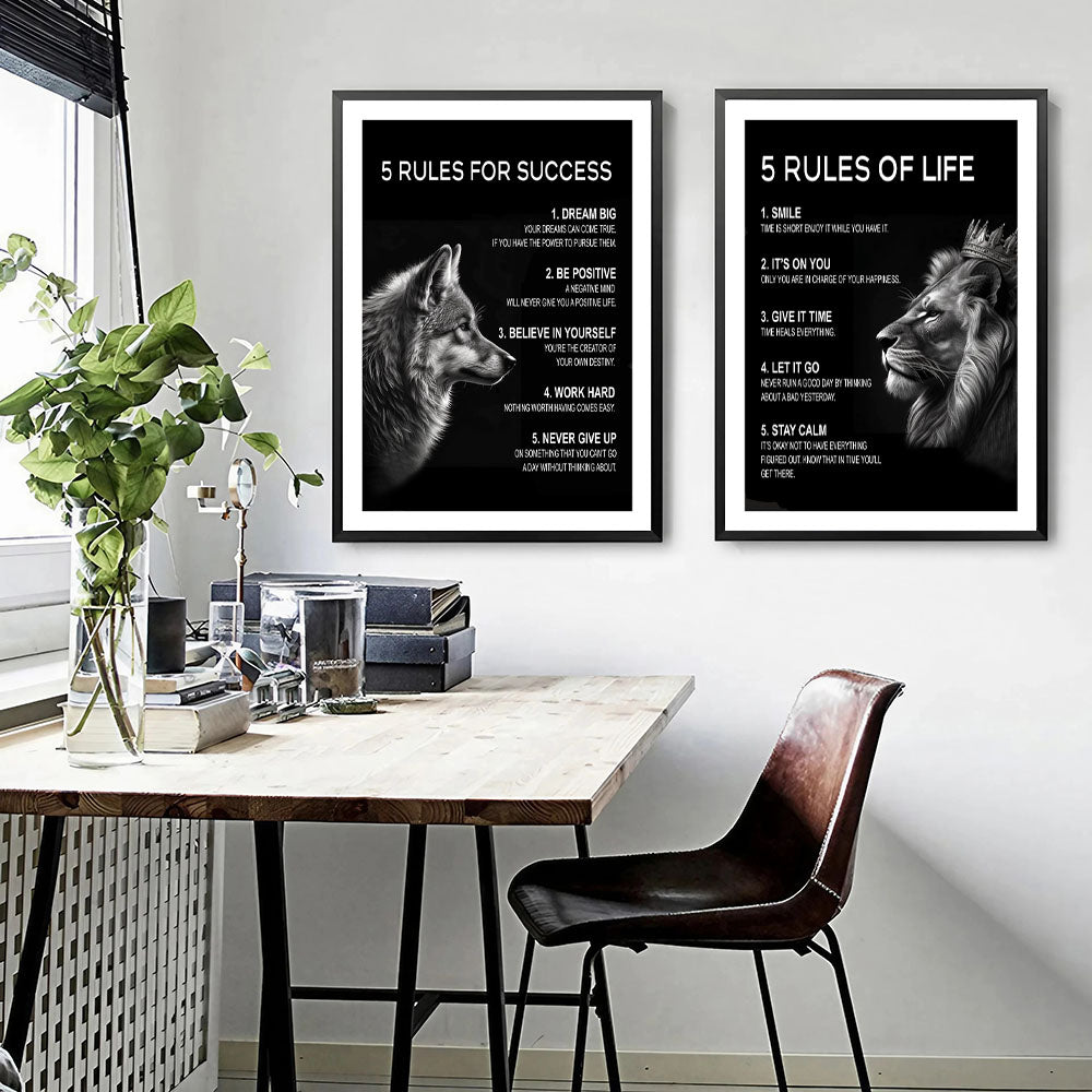 Life Rules Art Print