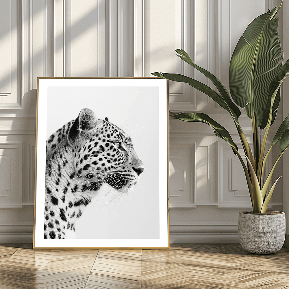 Elegant Leopard Art Print