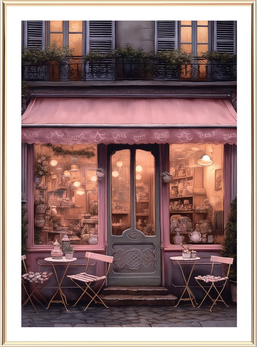 French Cafe Art Print