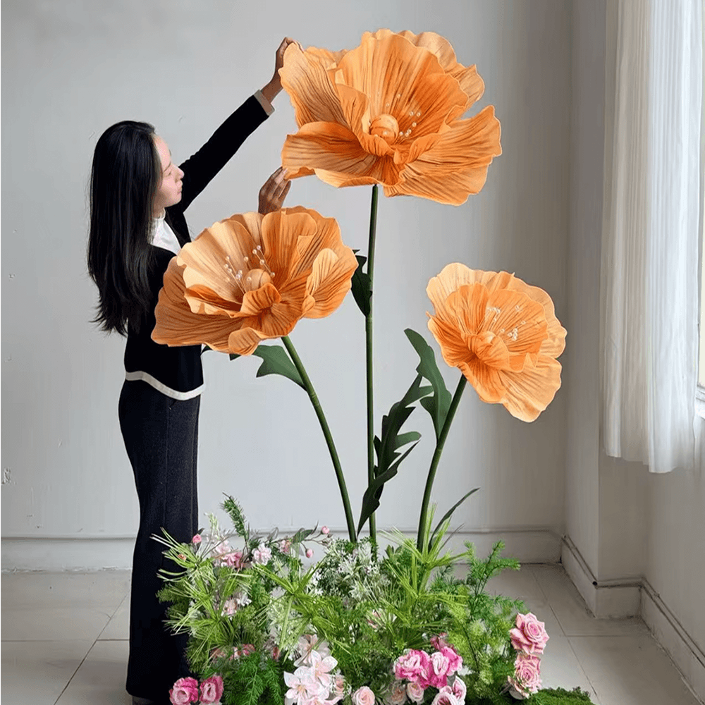 Fiori artificiali giganti finti 170cm