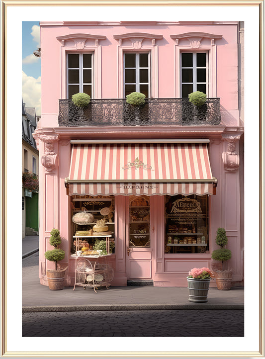 Impressão artística da Patisserie de Paris