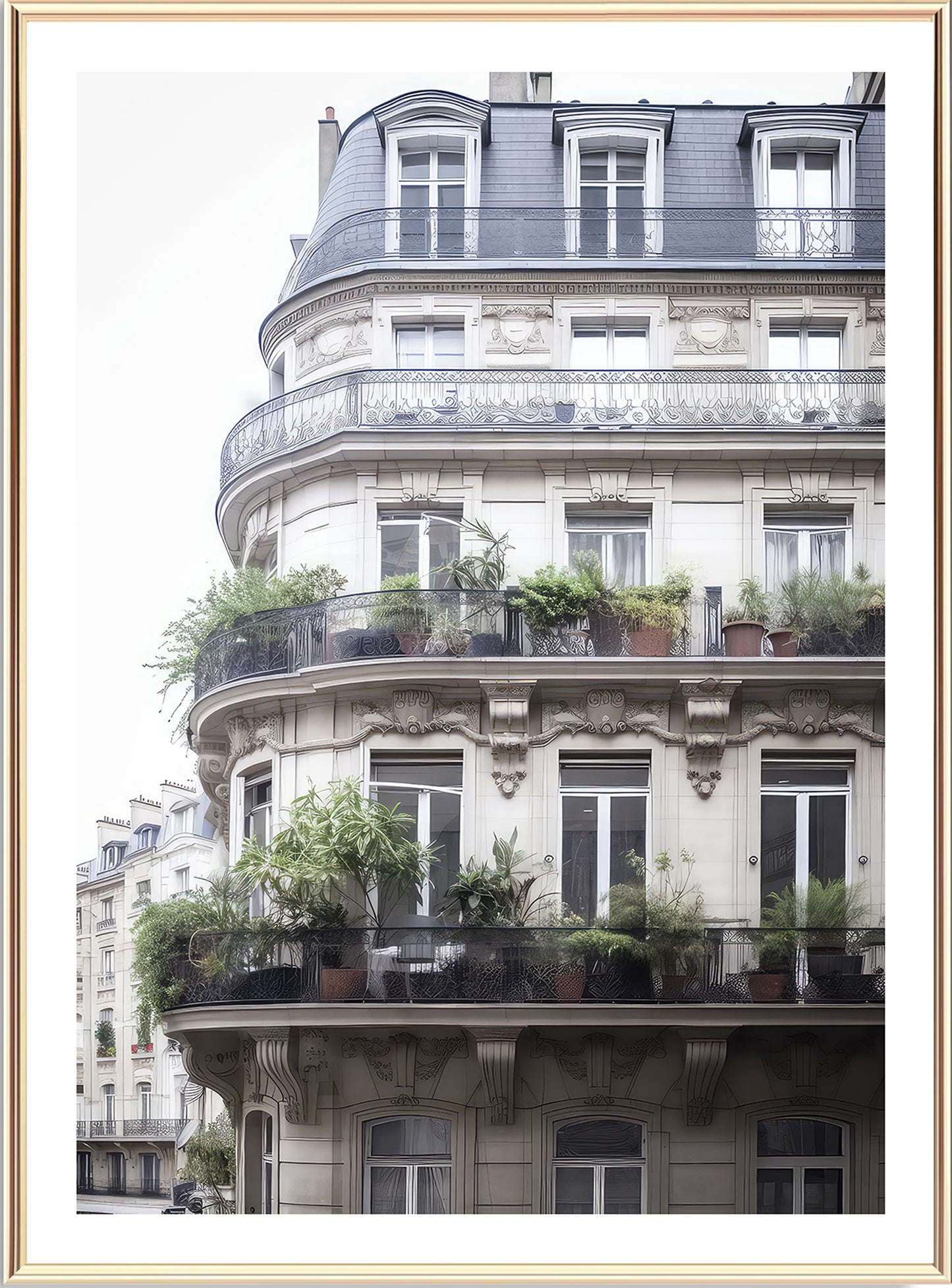 French Balconies Art Print