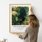 Inspirado en William Morris, Firmado - Estampado de Colibríes