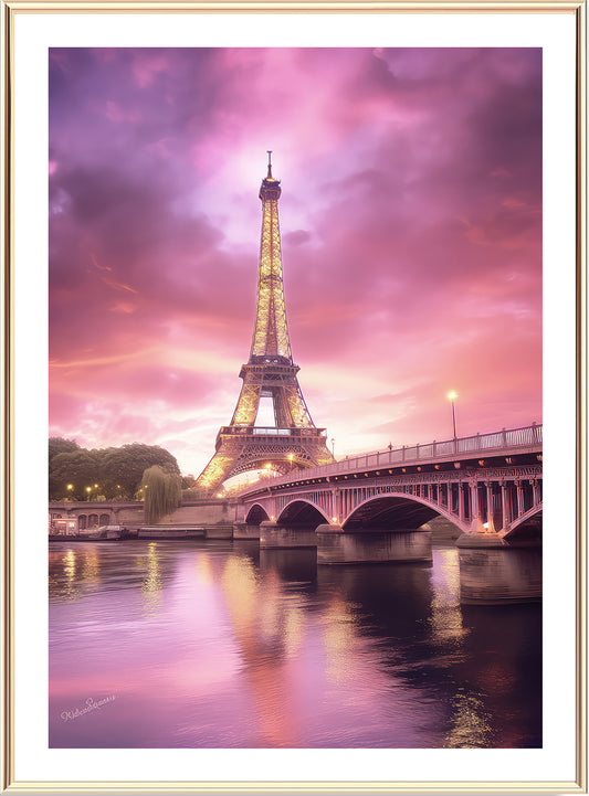 Paris by Night Art Print