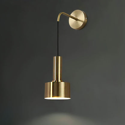 Modernist Wall Lamp - Gold or Black