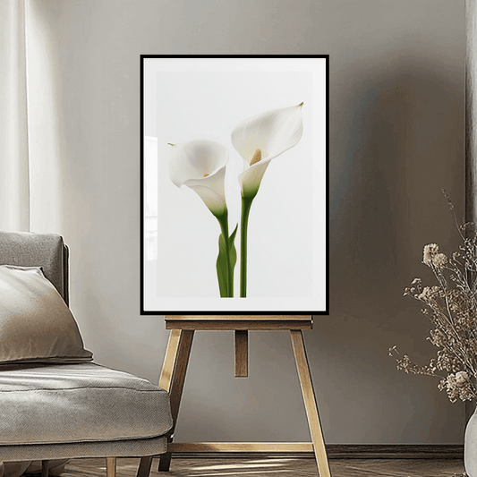 Cala Lillies Art Print