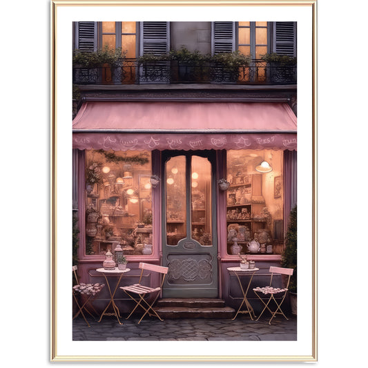 Franséisch Cafe Art Print