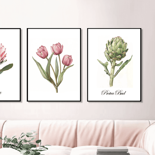 Pink Dahlia am Bloom Art Print