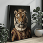 Vintage Tiger Portrait – Renaissance Art Print