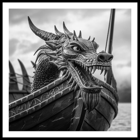 Viking Longboat Art Print
