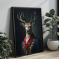 Vintage Stag Portrait – Renaissance Art Print