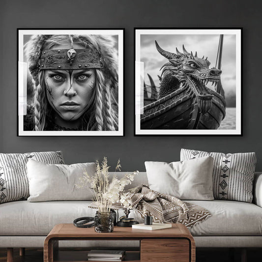 Stampa d'arte indiana Apache 'coraggiosa'