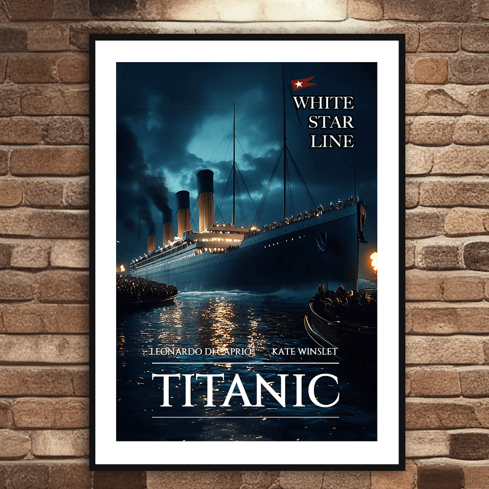 The Titanic Art Print