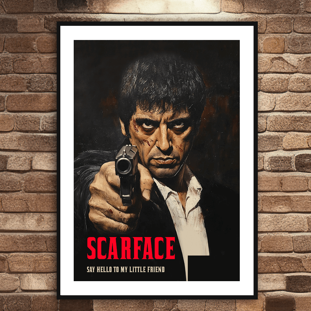 Al Pacino, Scarface Art Print