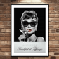 Audrey - Breakfast at Tiffany's Art Print