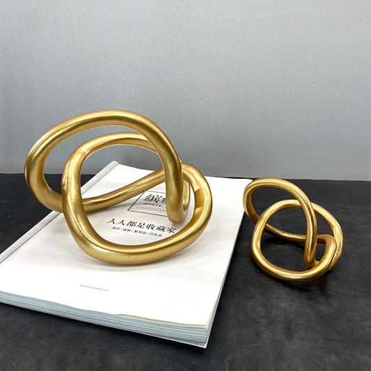 Goldknoten-Ornamente – 2 Stile