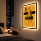 Kill Bill - Vol 1 - Seni Bingkai Film dengan Lampu LED Belakang