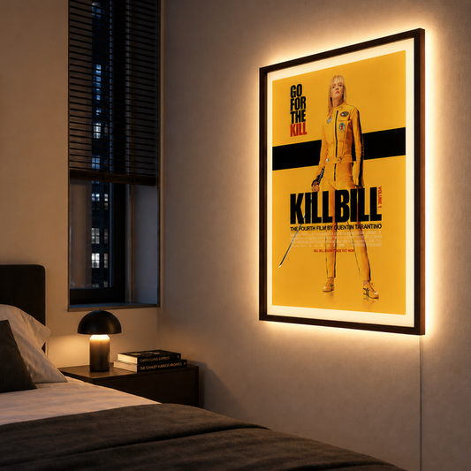 Kill Bill - Vol 1 - Seni Bingkai Film dengan Lampu LED Belakang