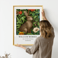 William Morris Inspired, Signed - Floral Rabbit Print