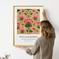 William Morris Inspired, Signed - Pink Flower Print