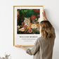 Inspirado en William Morris, firmado - Estampado de tigre de Bengala