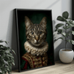 Vintage Cat Portrait – Renaissance Art Print