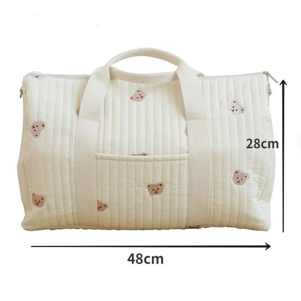 Large Quilted Baby Bag,  Maternity Hospital Bag - 4 Styles