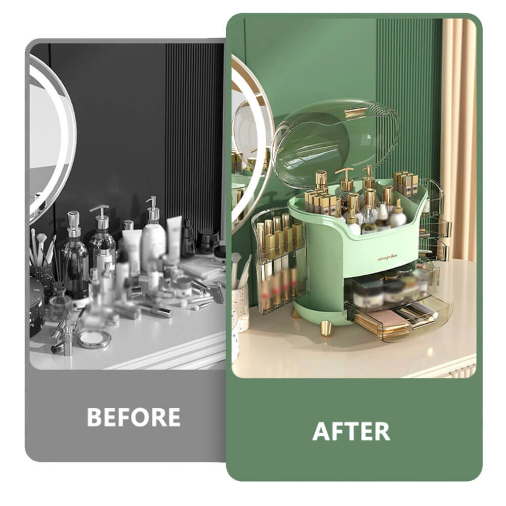 Elite Makeup/ Skin Care Beauty Organiser - Ice White – Jasmine and Jade  Interiors
