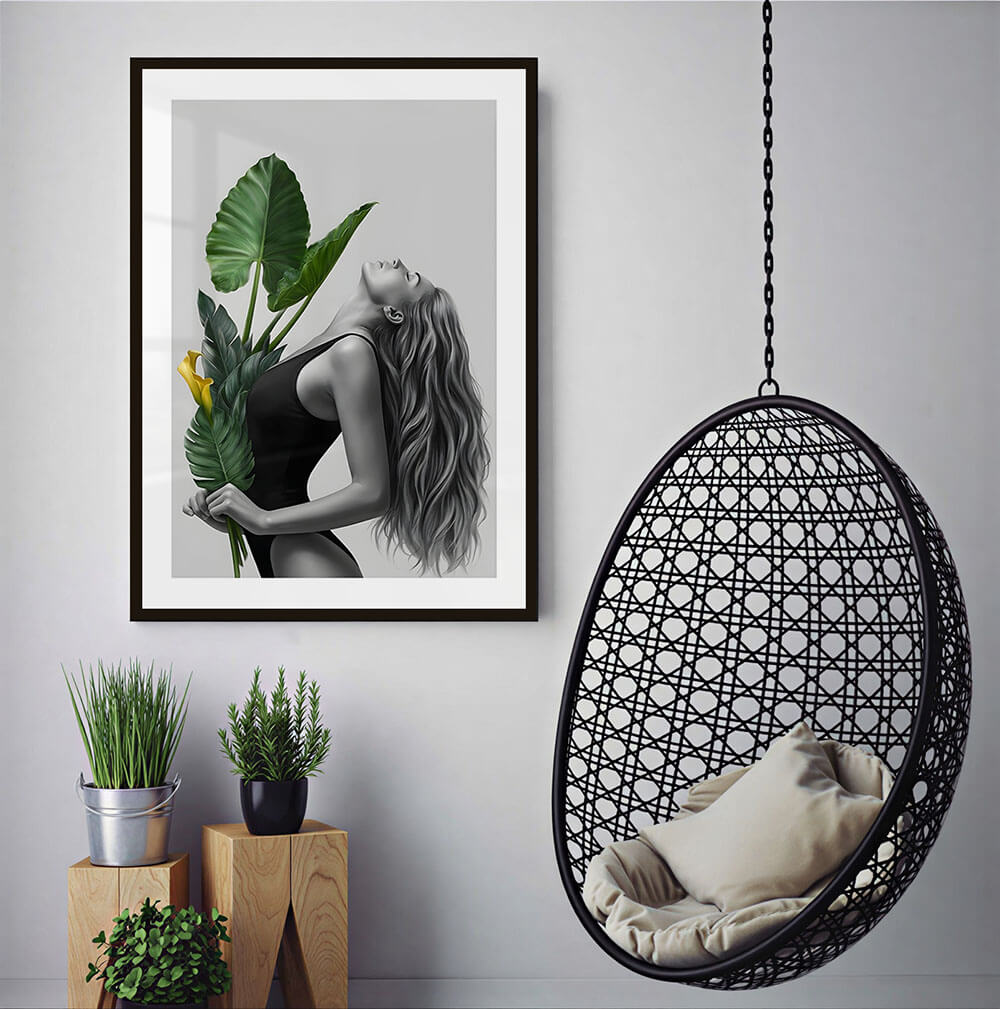 Botanical Girl (A) Art Print