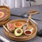 Hand-Woven Rattan Tray