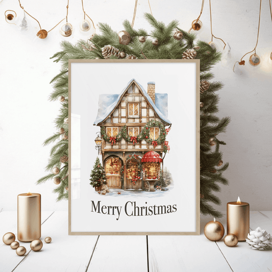 Christmas Home Print