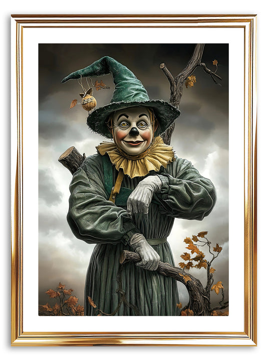 Silly Scarecrow Art Print