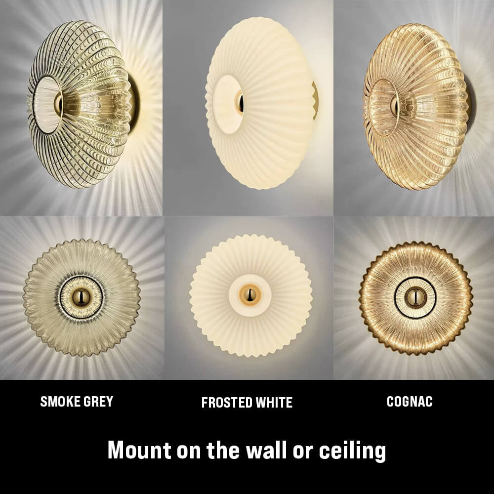 Nordic Glass Wall Light - 3 Colours