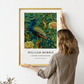Inspirado en William Morris, Firmado - Estampado de Colibríes