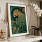 Inspirado en William Morris, Firmado - Estampado de Colibríes